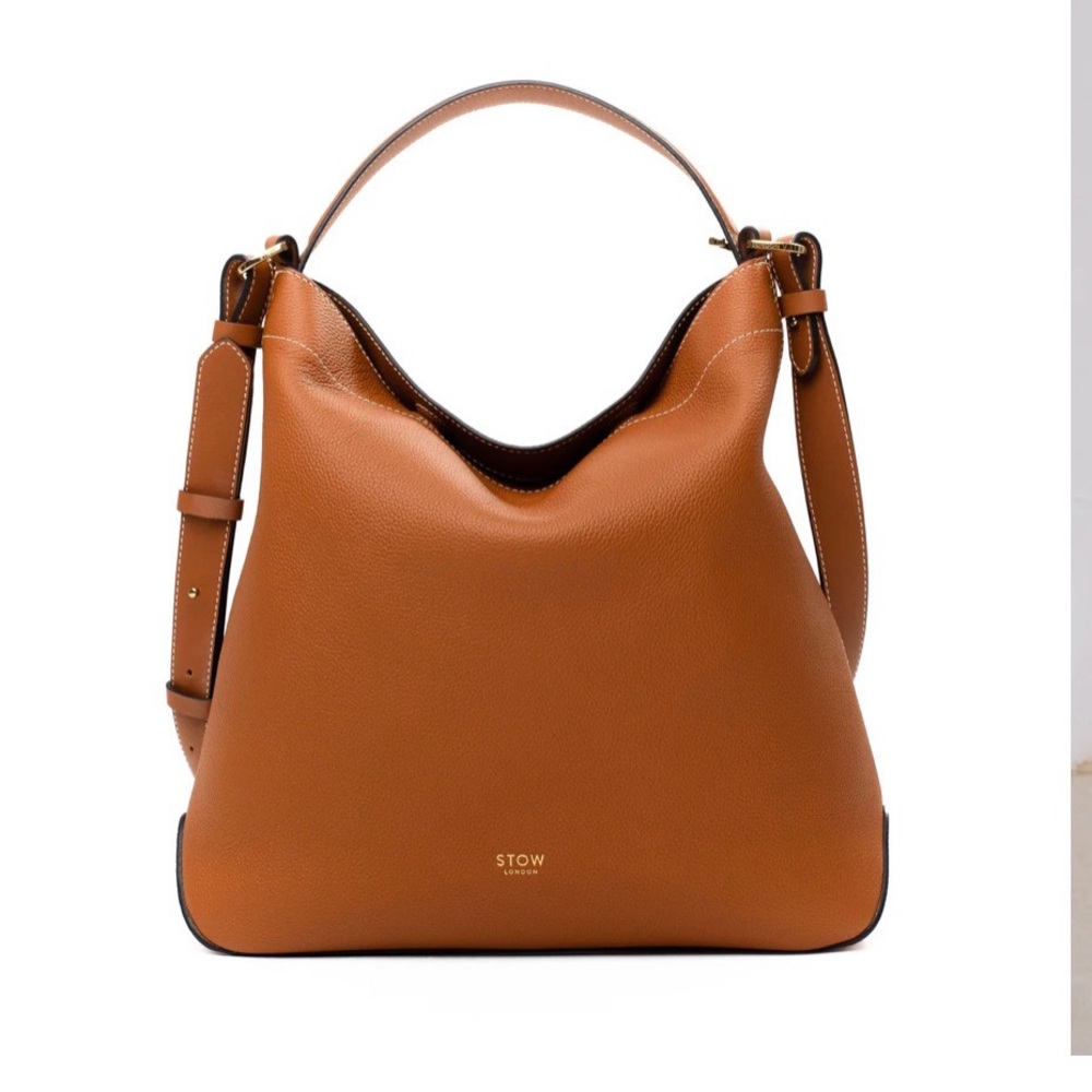 STOW London Curve Bag Earth Tan EUC